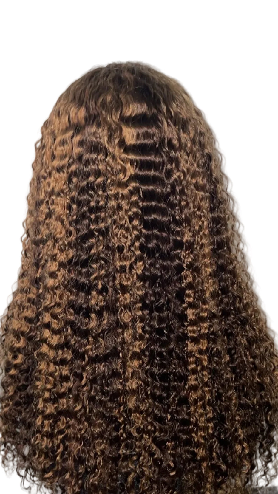 BRBL Curly Hair Ombré Blonde Wig