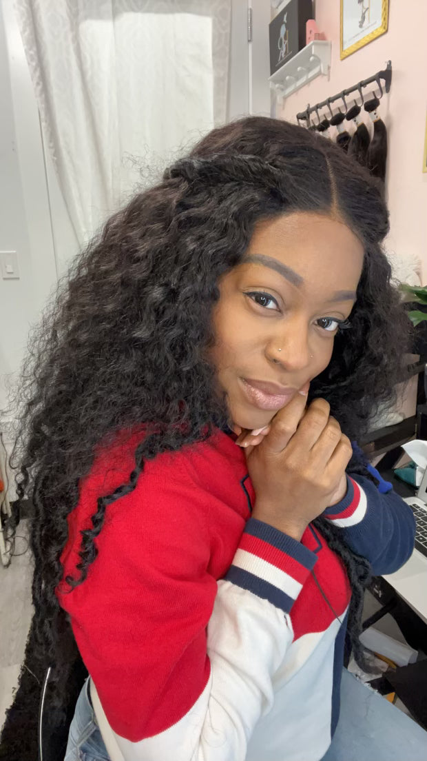 BRBL HD Wear and Go Glueless 5x5 Deep Wave Wig