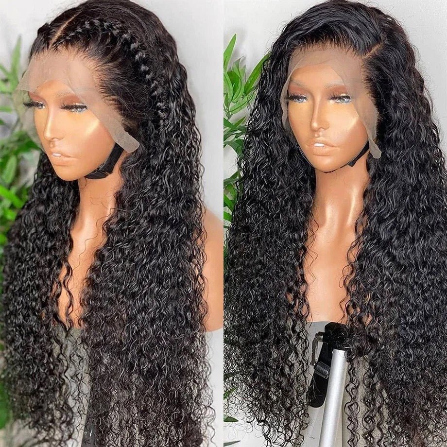 BRBL 13x4 Water Wave Transparent Lace Wig - Black Rose Bundles Luxe
