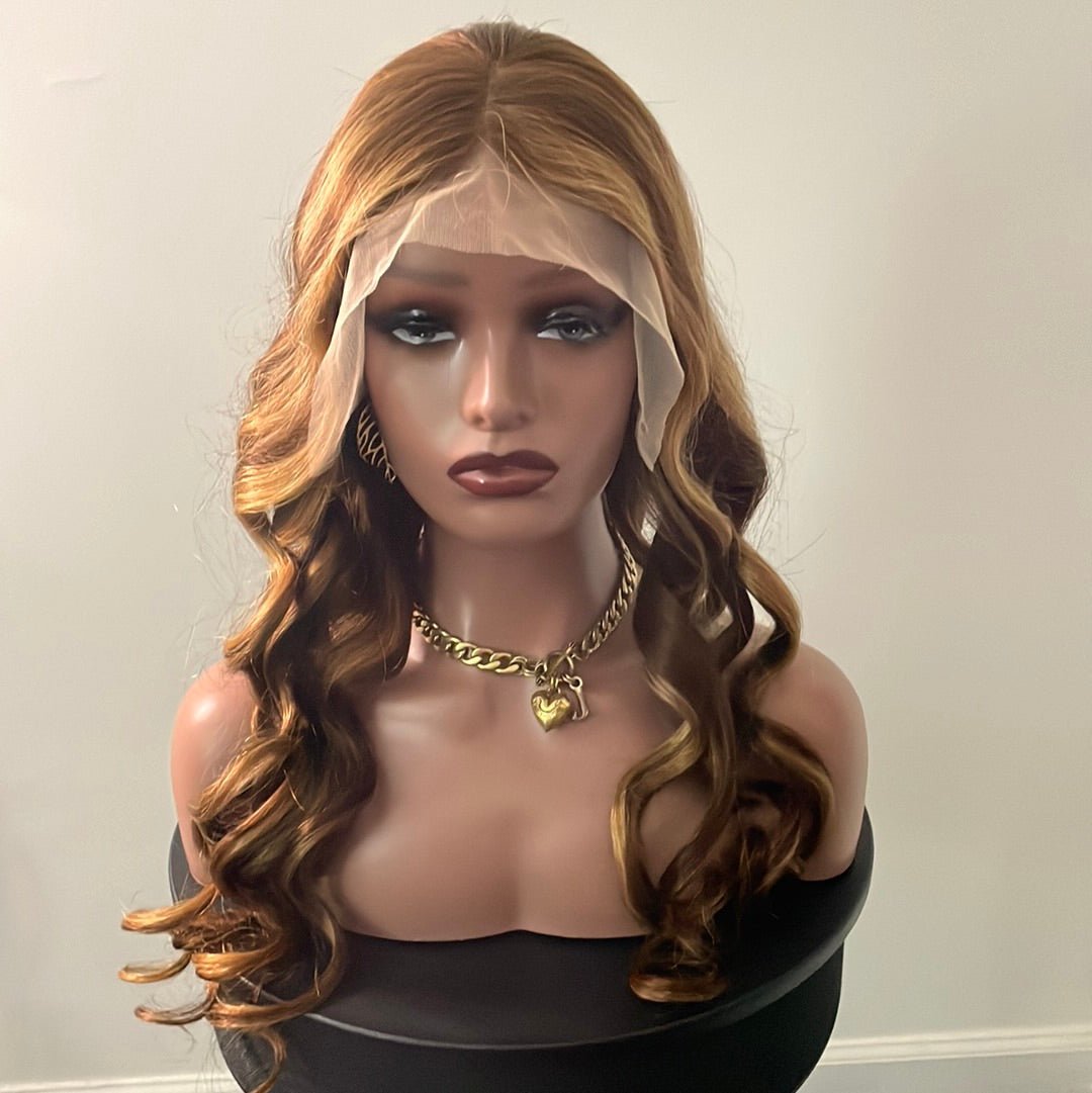 BRBL Highlight 13x4 Ombre Body Wave Wig - Black Rose Bundles Luxe