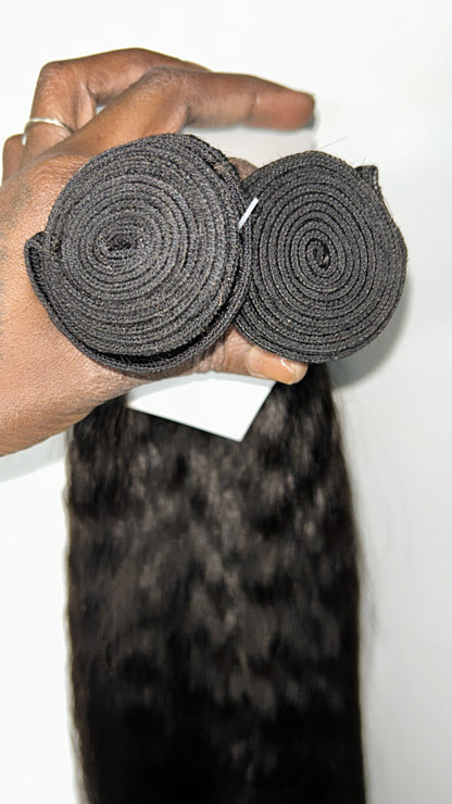 BRBL Afro Kinky Straight Hair Bundle