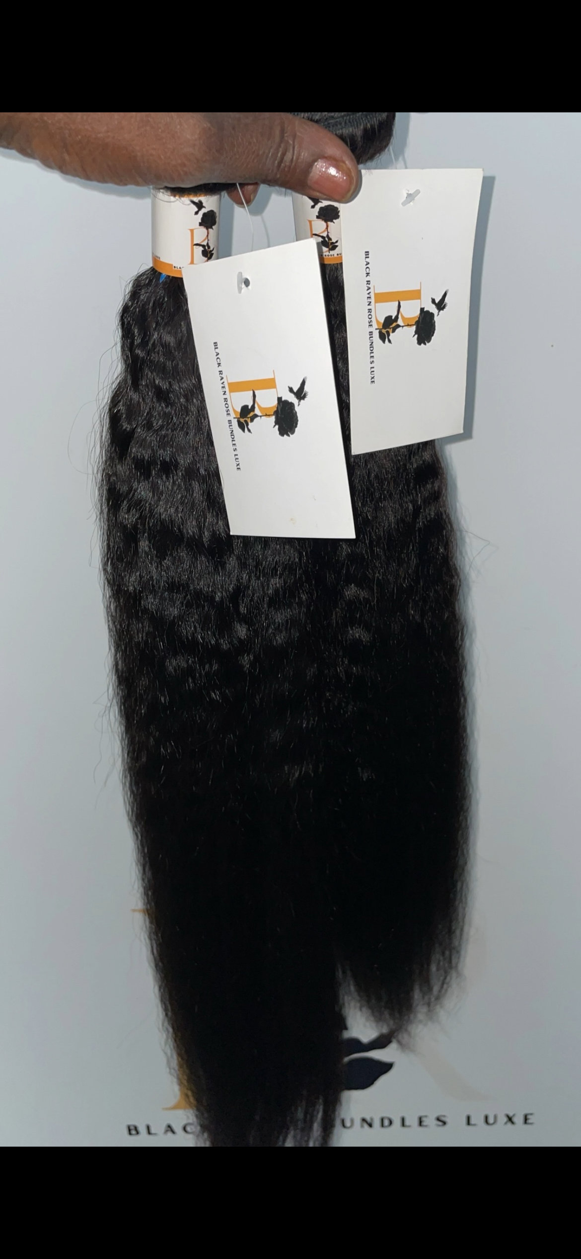 BRBL Kinky Straight Hair Bundle