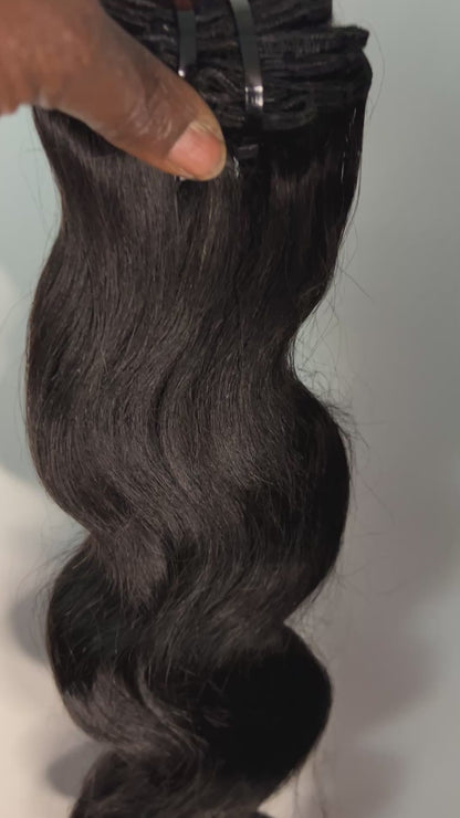 BRBL Body-Wave Clip-in Hair