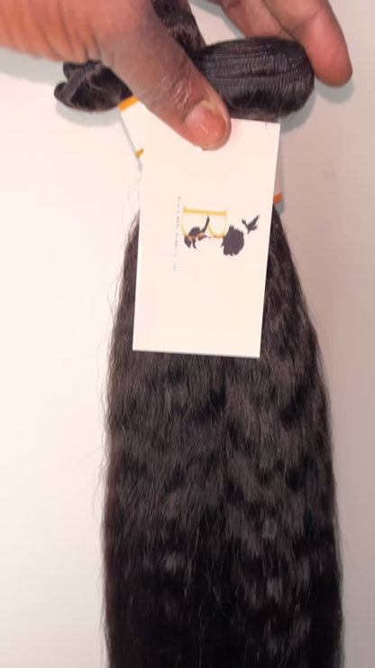 BRBL Afro Kinky Straight Hair Bundle